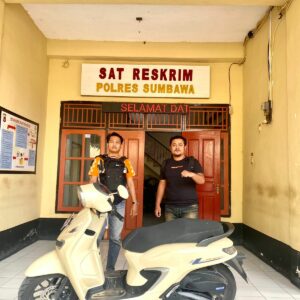 Gadai Motor Teman Wanita Anaknya, Seorang Pria di Brang Biji Diringkus Tim Opsnal Polres Sumbawa