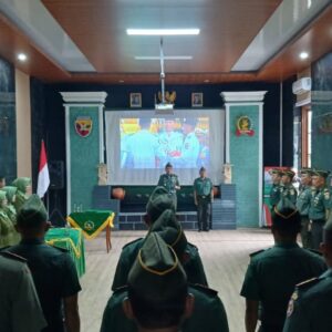 Tradisi Satuan Kodim 1606 Awali Tugas Perwira Baru