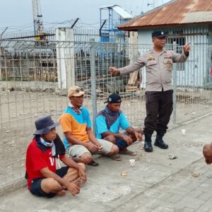 Polsek Kawasan Pelabuhan Laut Bima Laksanakan Patroli Rutin, Ciptakan Rasa Aman di Area Pelabuhan