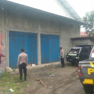 Komitmen Mendukung Program Prioritas Presiden RI, Polsek Bolo Polres Bima Cek Gudang Penampungan Jagung