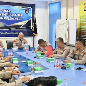 Anev Bulanan Ditpolairud dan Satpolairud Polres Jajaran Polda NTB