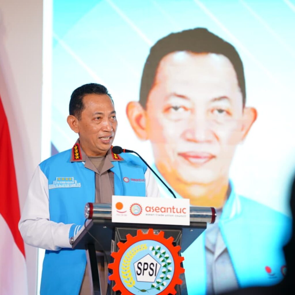 Di HUT KSPSI-Harpekindo, Kapolri Tekankan Perkuat Sinergitas hingga Dukung Hak Buruh 