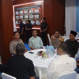 Wakil Wali Kota Bima, Diskusi Kamtibmas Bersama Kapolda NTB