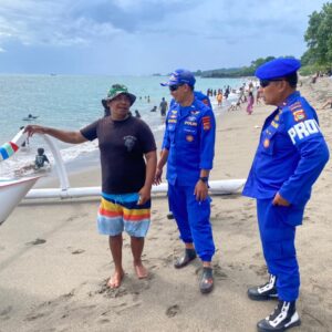 Ditpolairud Polda NTB Siagakan Personel di Lokasi Wisata Selama Cuti Bersama Imlek 2026