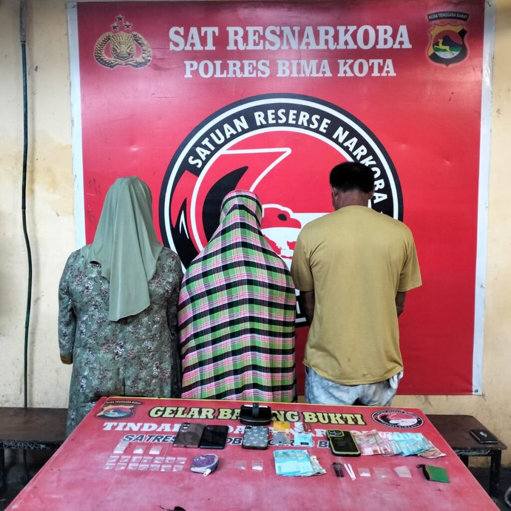 Polda NTB Tegaskan Komitmen Bersih-Bersih Narkoba, Polres Bima Kota Ungkap Dua Kasus Sabu 8 Gram Lebih