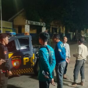 Gerak Cepat Tengah Malam! Polsek Dompu Amankan Titik Rawan Gangguan Kamtibmas