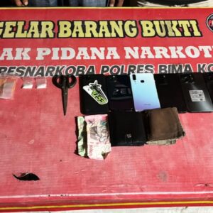 Tim Opsnal Sat Resnarkoba Polres Bima Kota Kembali Ungkap Kasus Sabu, 6 Orang Diamankan