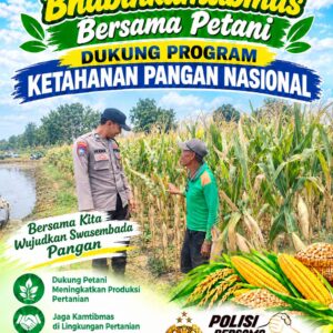 Polsek Palang Dukung Ketahanan Pangan Nasional Melalui Pemantauan Lahan Jagung