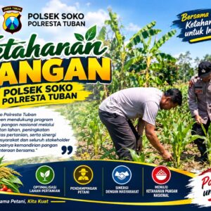 Polsek Soko Polresta Tuban Turun Langsung Cek Tanaman Jagung Warga