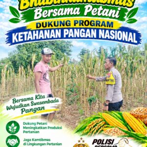 Polsek Palang Dukung Ketahanan Pangan Nasional Melalui Pemantauan Lahan Jagung
