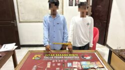 Perang Berantas Narkoba, Satresnarkoba Polres Bima Ringkus dua dari tiga komplotan Pengedar 1,40 gram BB Disita