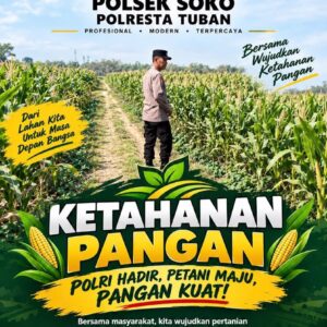 Polsek Soko Polresta Tuban Turun Langsung Cek Tanaman Jagung Warga