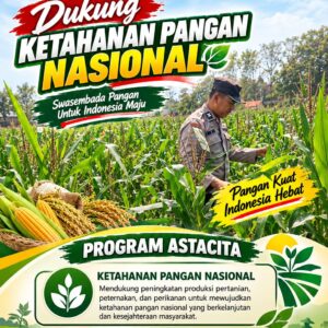 Kawal Swasembada Pangan, Polsek Jatirogo Pantau Langsung Tanaman Jagung di Paseyan