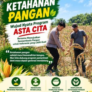 Polri Dukung Astacita, Polsek Merakurak Polresta Tuban Turun Cek Tanaman Jagung Warga di Desa Tuwiri Wetan